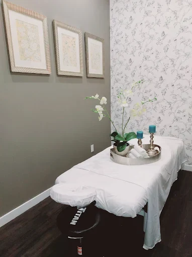 A treatment room at Mica Spa + Wellness